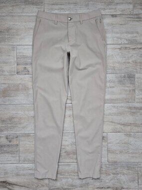 Lululemon ABC Slim Fit Trouser Chino Pants Men's Khaki Performance Activewear 30